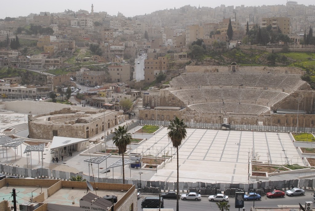 Teatro romano en ciudad de Ammán