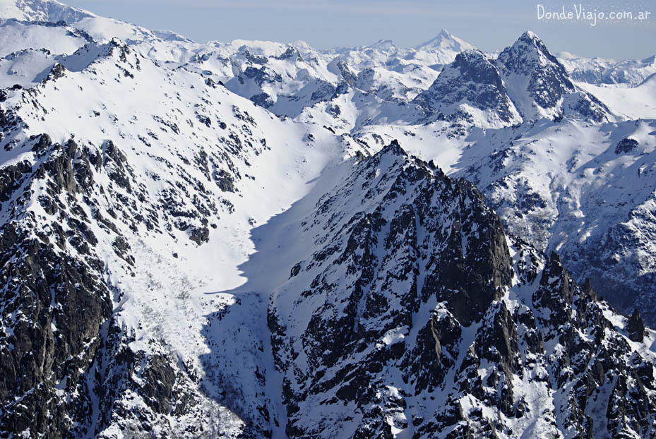 Imponente vista desde el Cerro Catedral