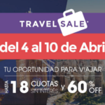 Travel Sale: Del 4 al 10 de Abril