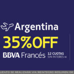 Descuentos del 30% (Visa) y 35% (BBVA) para volar por Argentina